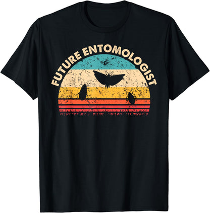 Th Future Entomologist Insect Chart Costume Bugs Hunter T-Shirt