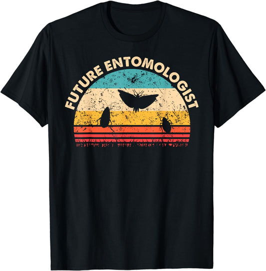 Th Future Entomologist Insect Chart Costume Bugs Hunter T-Shirt