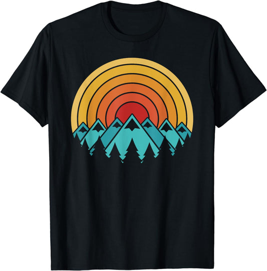 Mountains vintage Camping T-Shirt