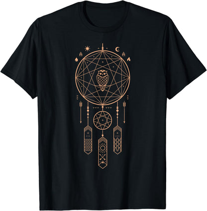 Dream Catcher Owl Nature T-Shirt