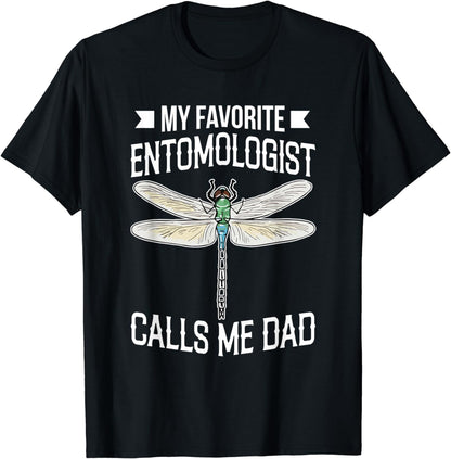 Mens Insects Design for your Insect Scientist Dad T-Shirt