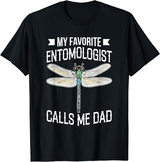 Mens Insects Design for your Insect Scientist Dad T-Shirt