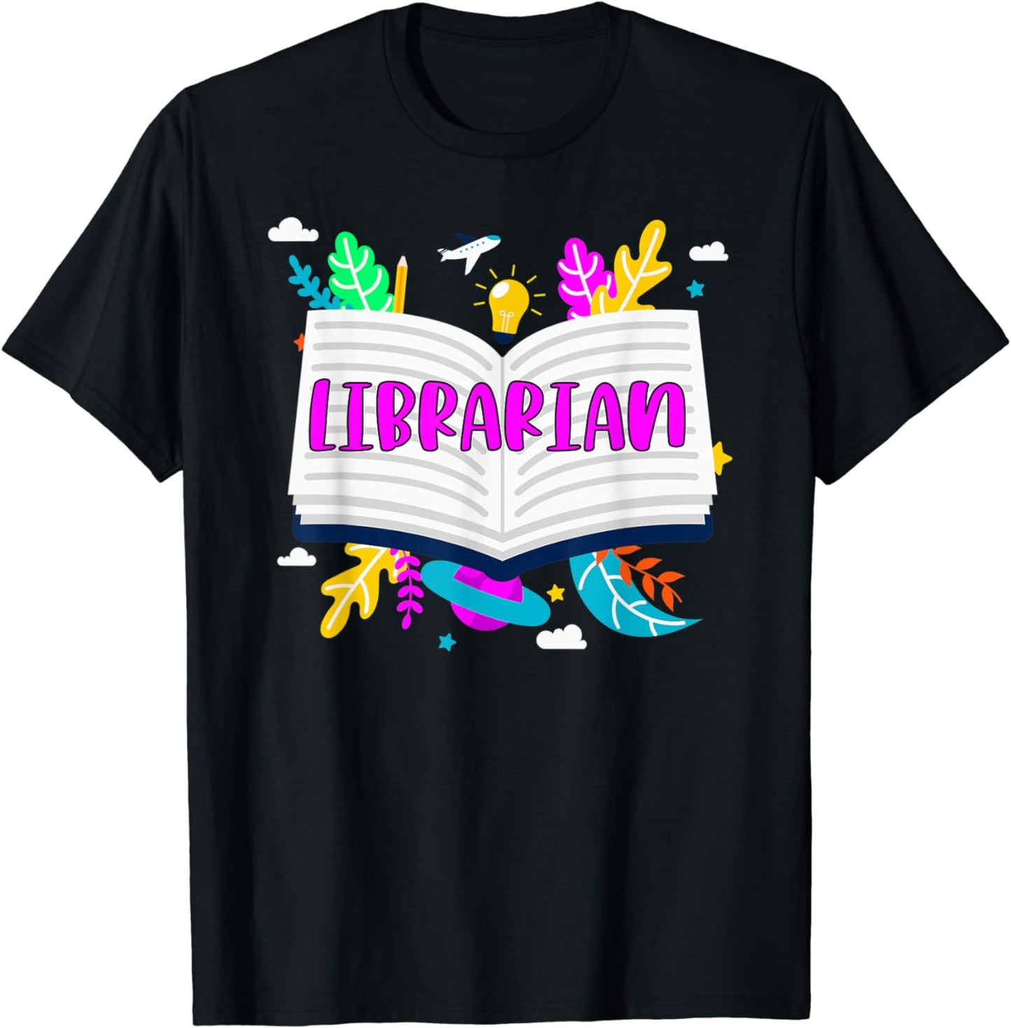 Librarian Appreciation Book Lover Bookworm Reading Gift T-Shirt