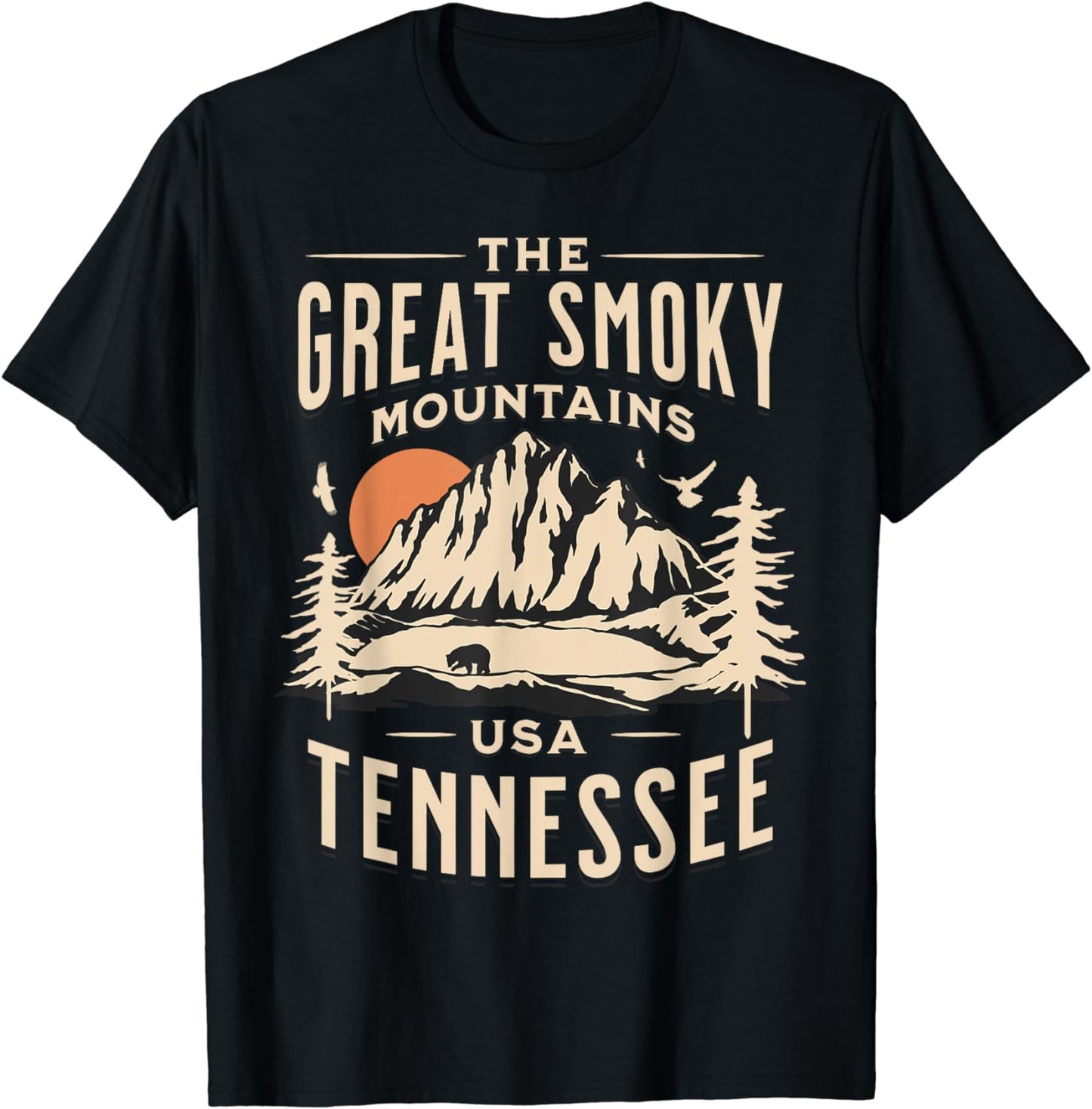Great Smoky Mountains National Park Tennessee Hike Outdoors T-Shirt