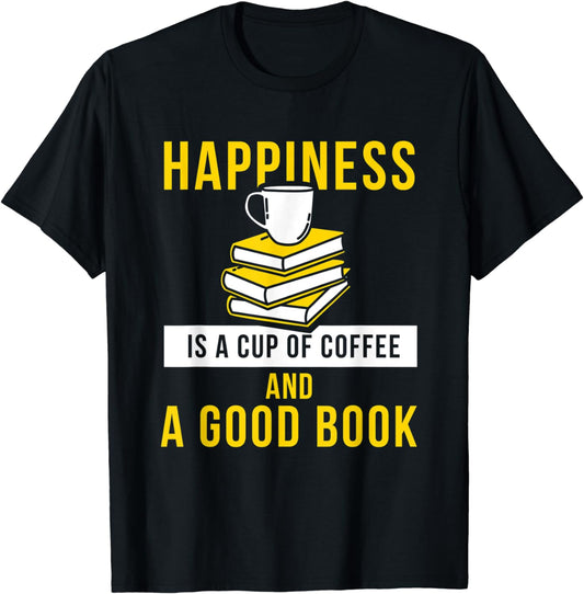 Funny Book Reader Costume For A Coffee Loving Bibliophile T-Shirt