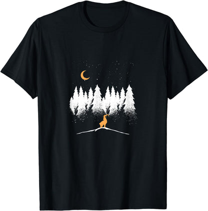 Nature Animals Forest Mountains Campnig Climbing Gift T-Shirt