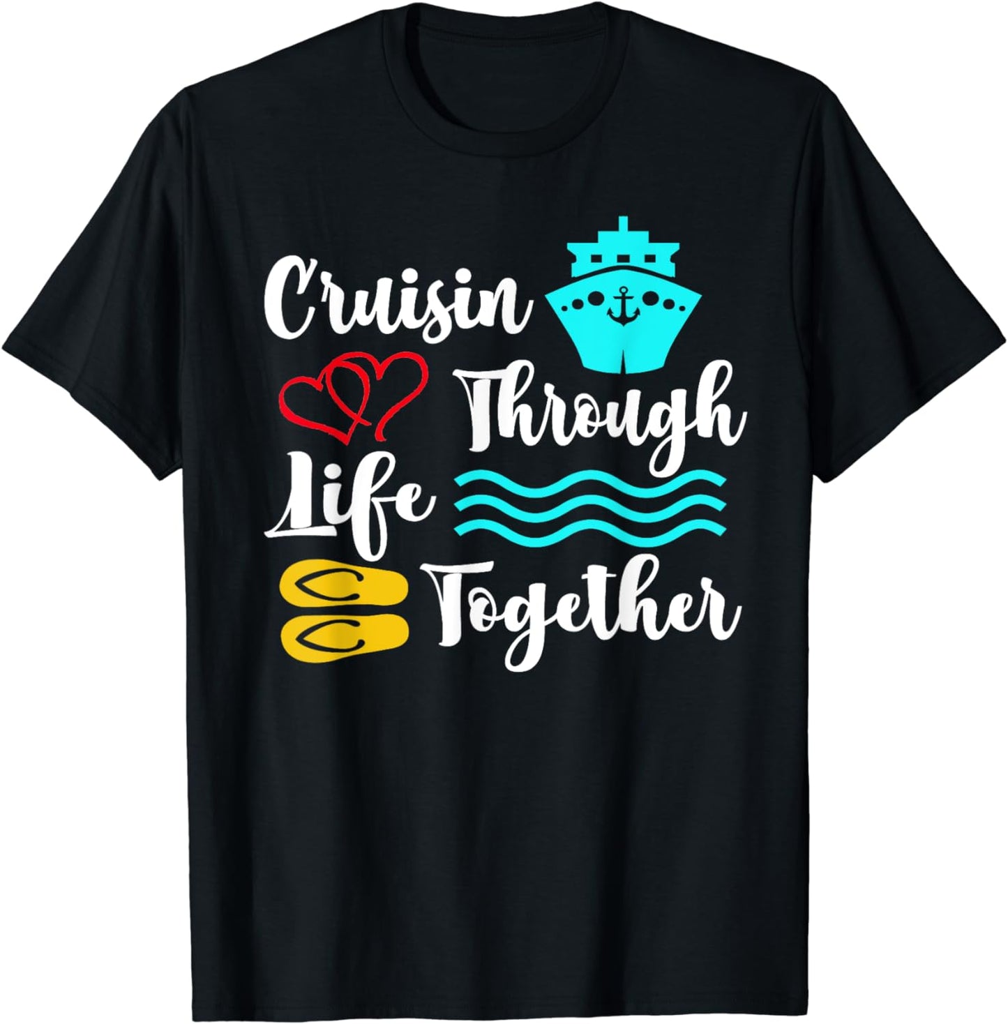 Couples Cruise For Newlyweds & Longtime Couples Holiday T-Shirt