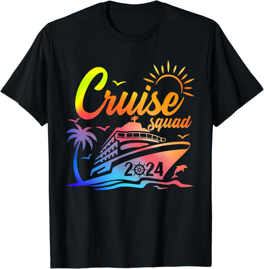 Cruise Squad My First Cruise 2024 Vacation Matching Family T-Shirt