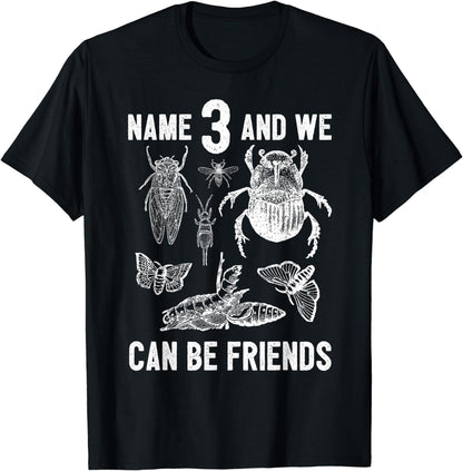 Shirt with Insects for Entomologists - Entomology Tee