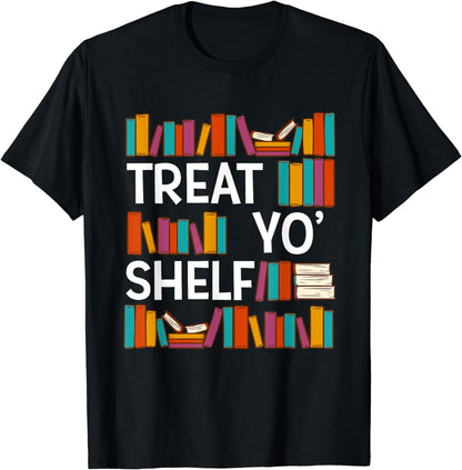 Funny Reading Gift Book Lover Reader Librarian Nerdy Pun T-Shirt