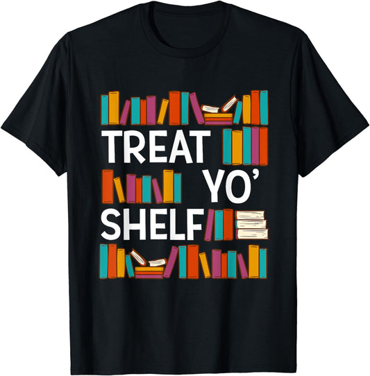 Funny Reading Gift Book Lover Reader Librarian Nerdy Pun T-Shirt