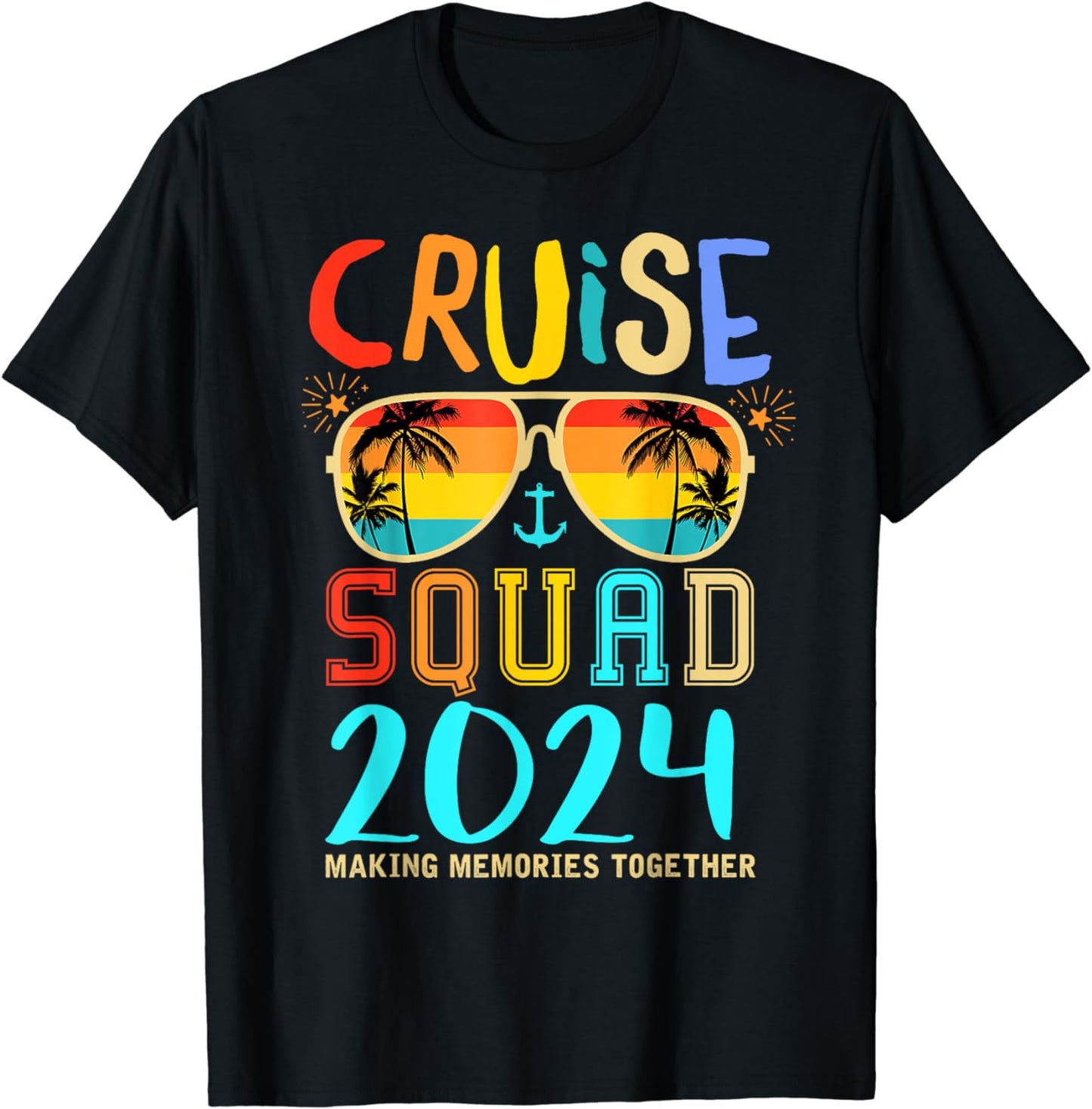 squad crew cruise 2024 summer vacation matching family group T-Shirt