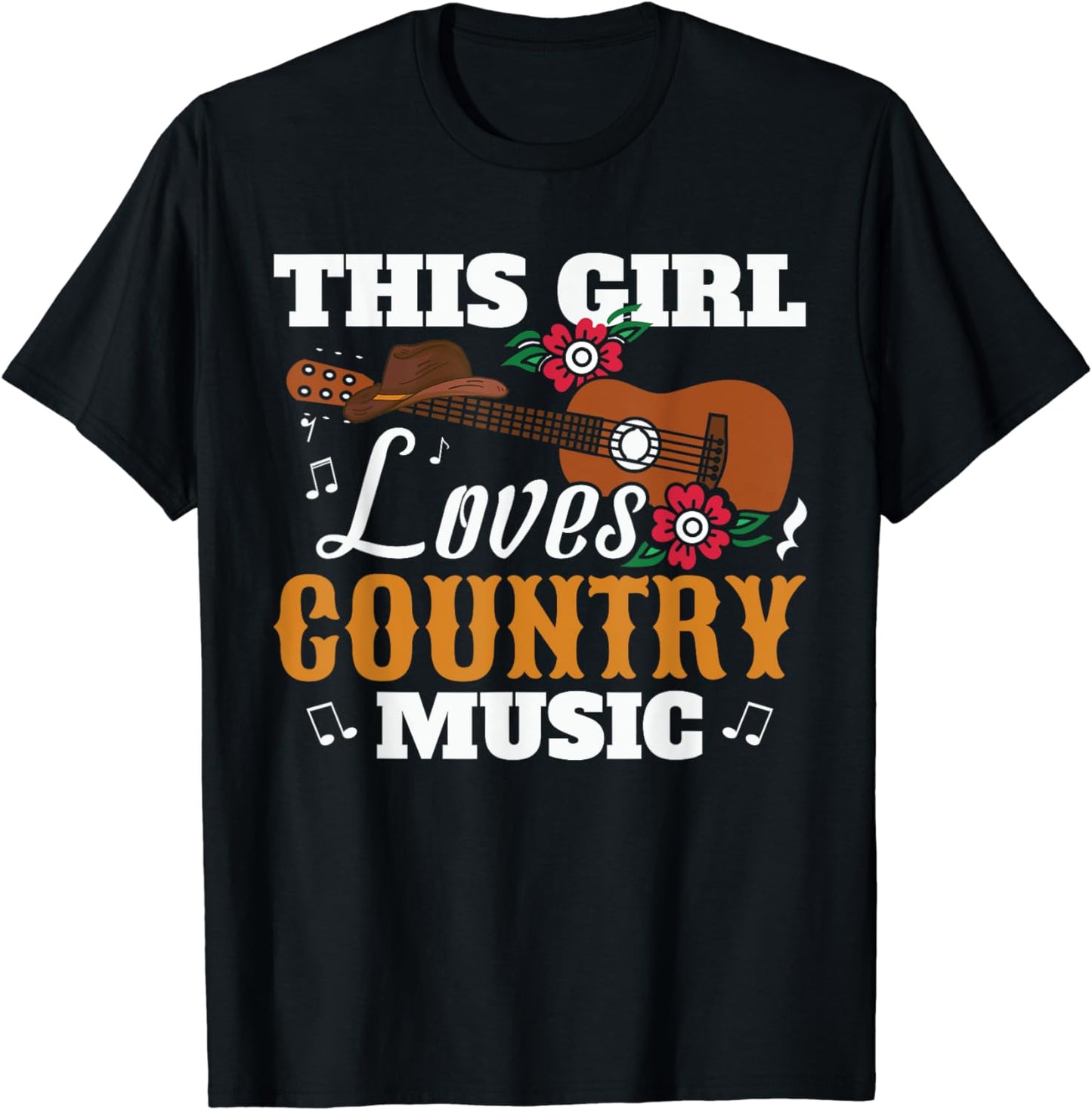 Country Concert Girl Country Music T-Shirt