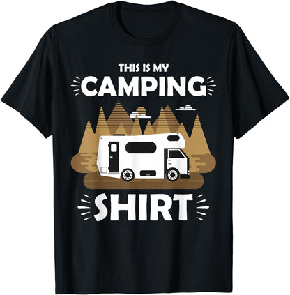 Camping Camper Motorhome - This Is My Camping T-Shirt