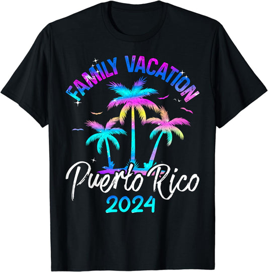 Family Vacay Squad Trip Family Vacation Puerto Rico 2024 T-Shirt