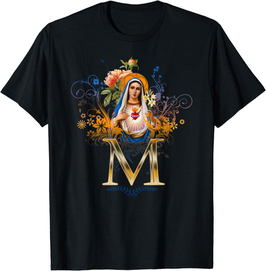 Immaculate Heart of Mary Devotion Gifts Catholic Blessing T-Shirt