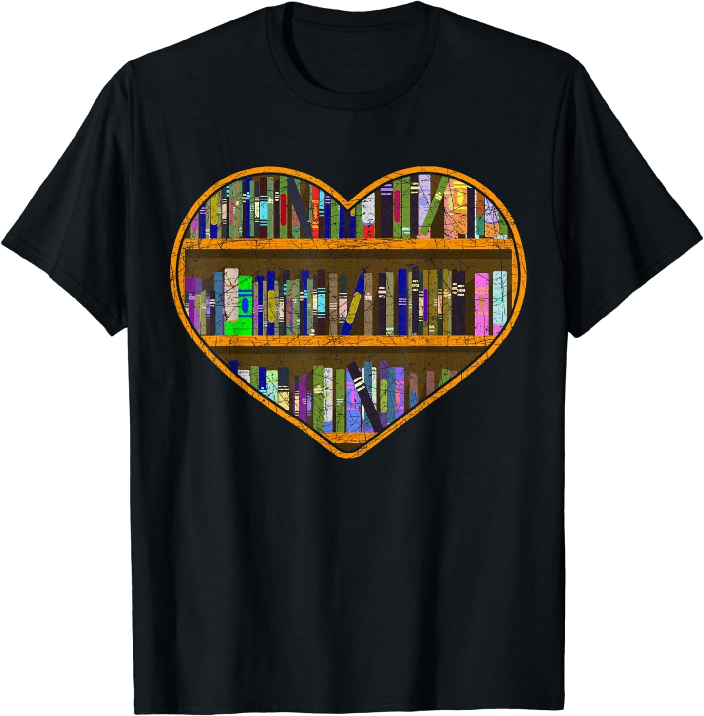 Bookworm Book Nerd Love Heart Book Reader Gift Reading T-Shirt