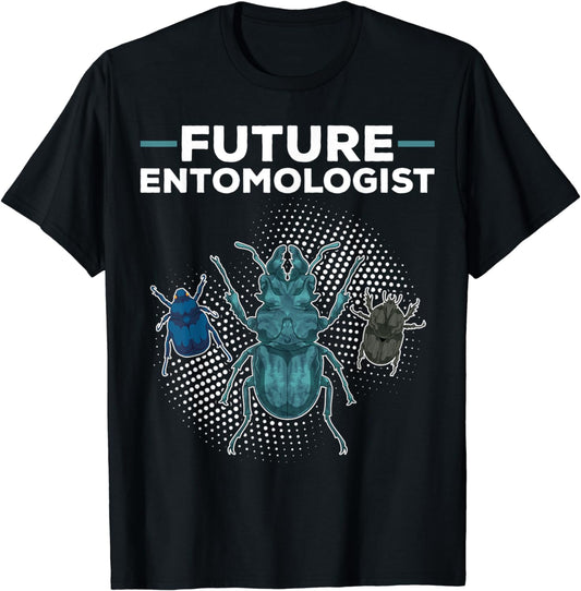 Insect Collector Beetle Future Entomologist Animal Bug T-Shirt