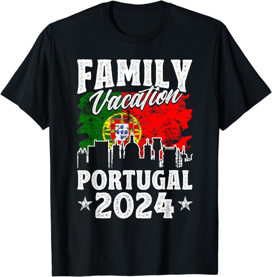 Family Vacation Portugal 2024 Summer Vacation T-Shirt