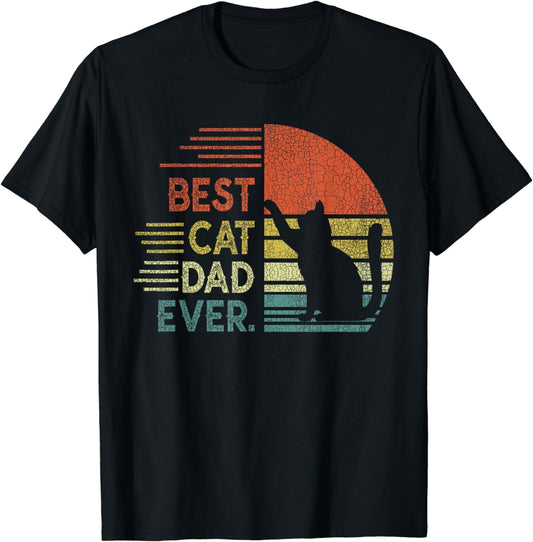 Funny Cat Daddy Father's Day Cat Best cat dad ever T-Shirt