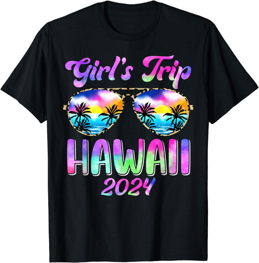 Girl?ˉs Trip Hawaii 2024 Summer Beach Weekend Vacation Women T-Shirt