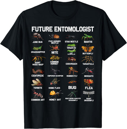 Funny Entomology Insect Bug Lover Men Women Boys Girls Kids T-Shirt