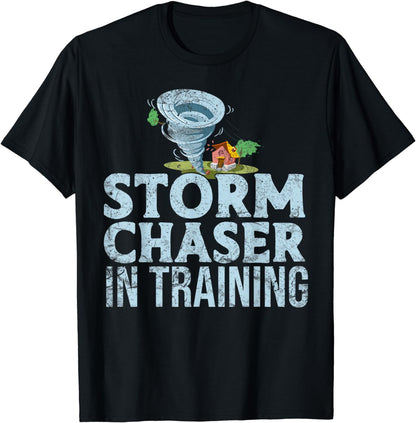 Funny Meteorologist Storm Chasing In Training Weatherman T-Shirt