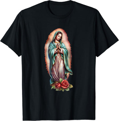 Our Lady Virgen De Guadalupe Virgin Mary Catholic Christian T-Shirt