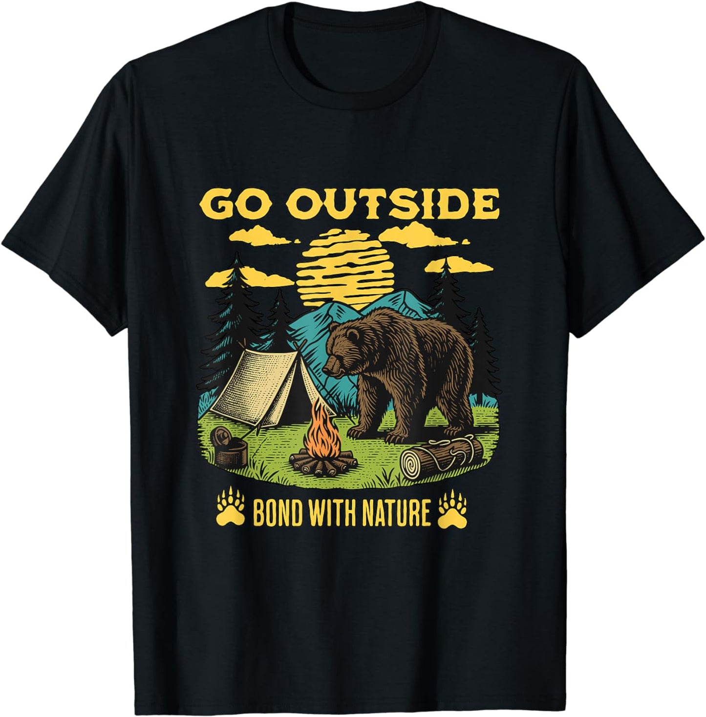 Funny Sarcastic Outdoor Nature Camping fun T-Shirt