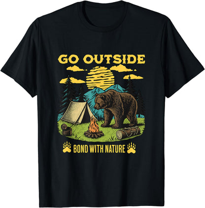 Funny Sarcastic Outdoor Nature Camping fun T-Shirt