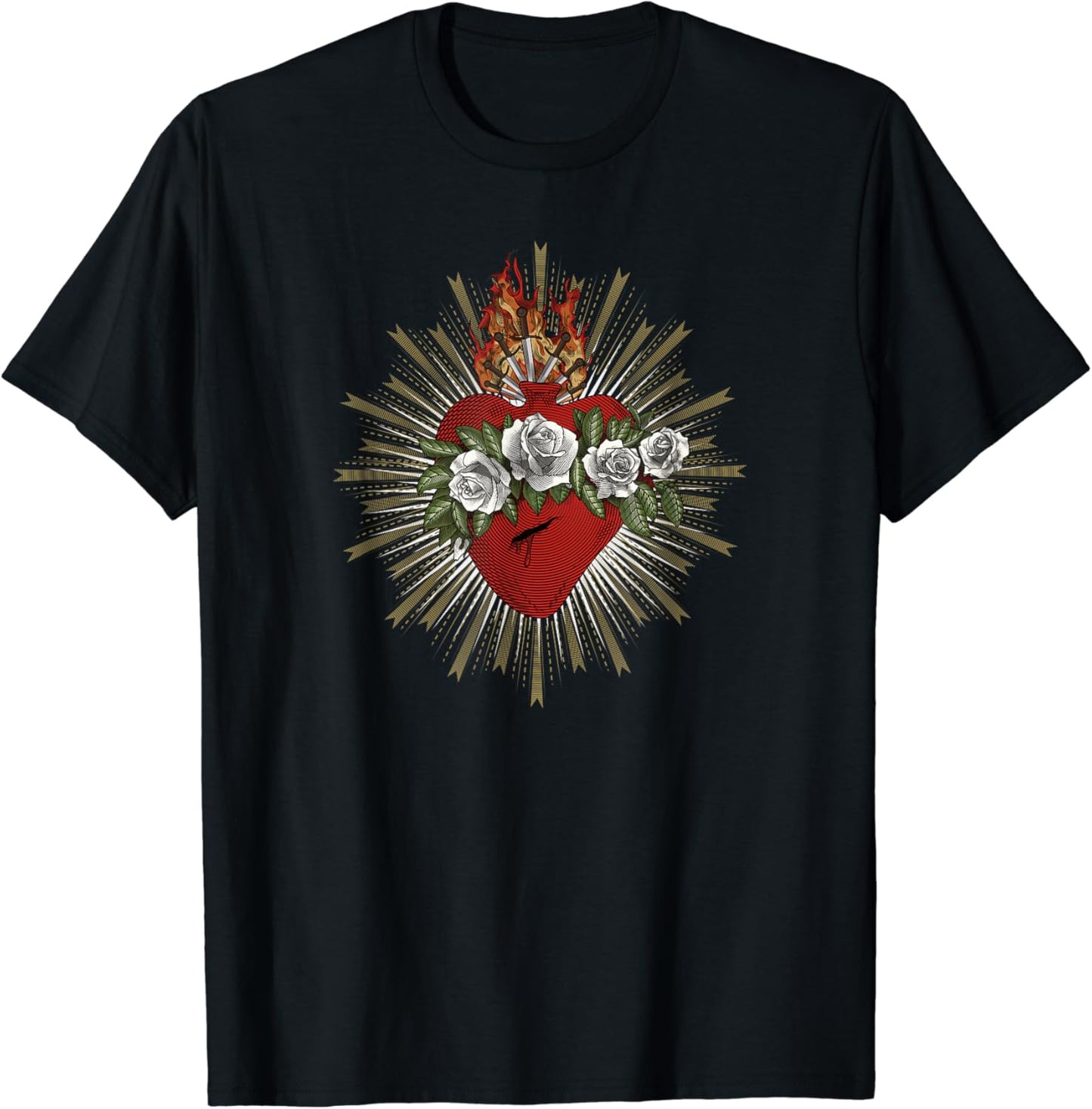 Immaculate Heart of Virgin Mary Catholic Maria T-Shirt