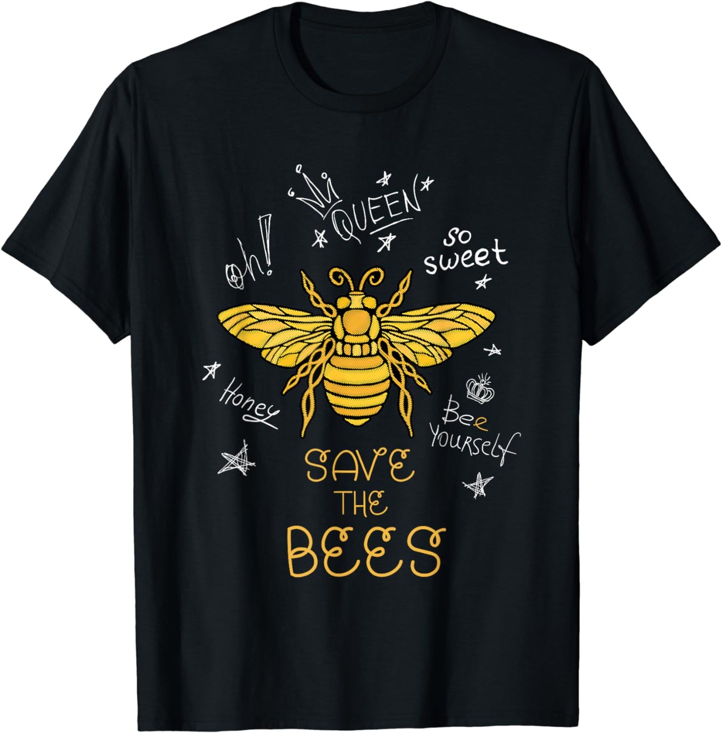 Save the Bees Graffiti Apiary Shirt Bee Beekeeper Earth Day T-Shirt