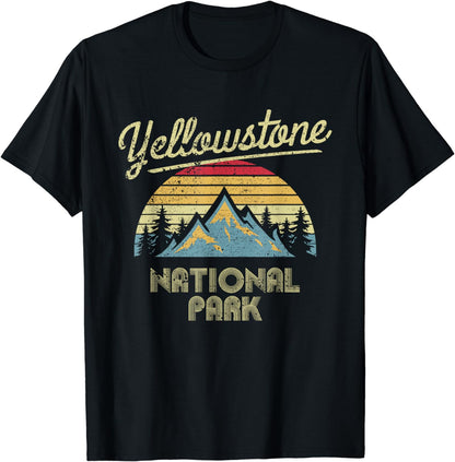 Vintage Retro Yellowstone National Park T-Shirt