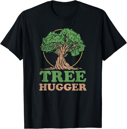 Tree Hugger Retro Vintage Environmental Nature Lover T-Shirt