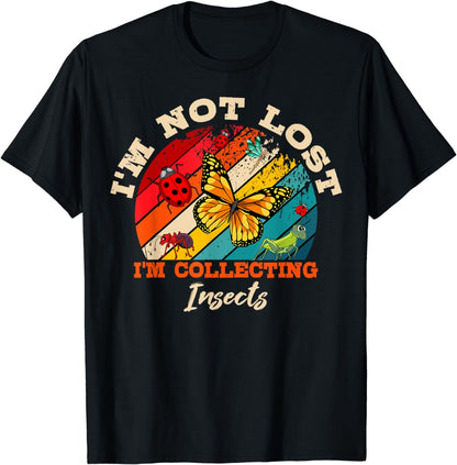 Entomologist Retro Vintage Entomology Collecting Insect T-Shirt