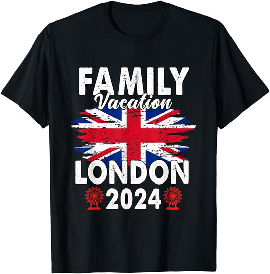 Family Vacation London Uk 2024 Summer Vacation T-Shirt