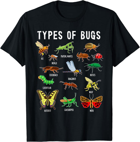 Bug Lover, Insect Lover, Types Of Bugs, Bug Collector, Bug T-Shirt