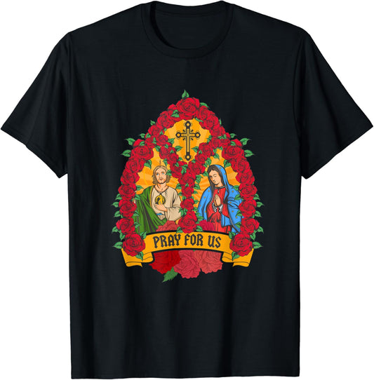 St. Jude Thaddeus and Our Lady of Guadalupe T-Shirt