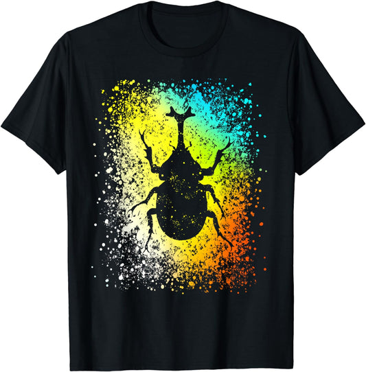 Rhinoceros Beetle Art or Kabutomushi A Japanese Insect Lover T-Shirt