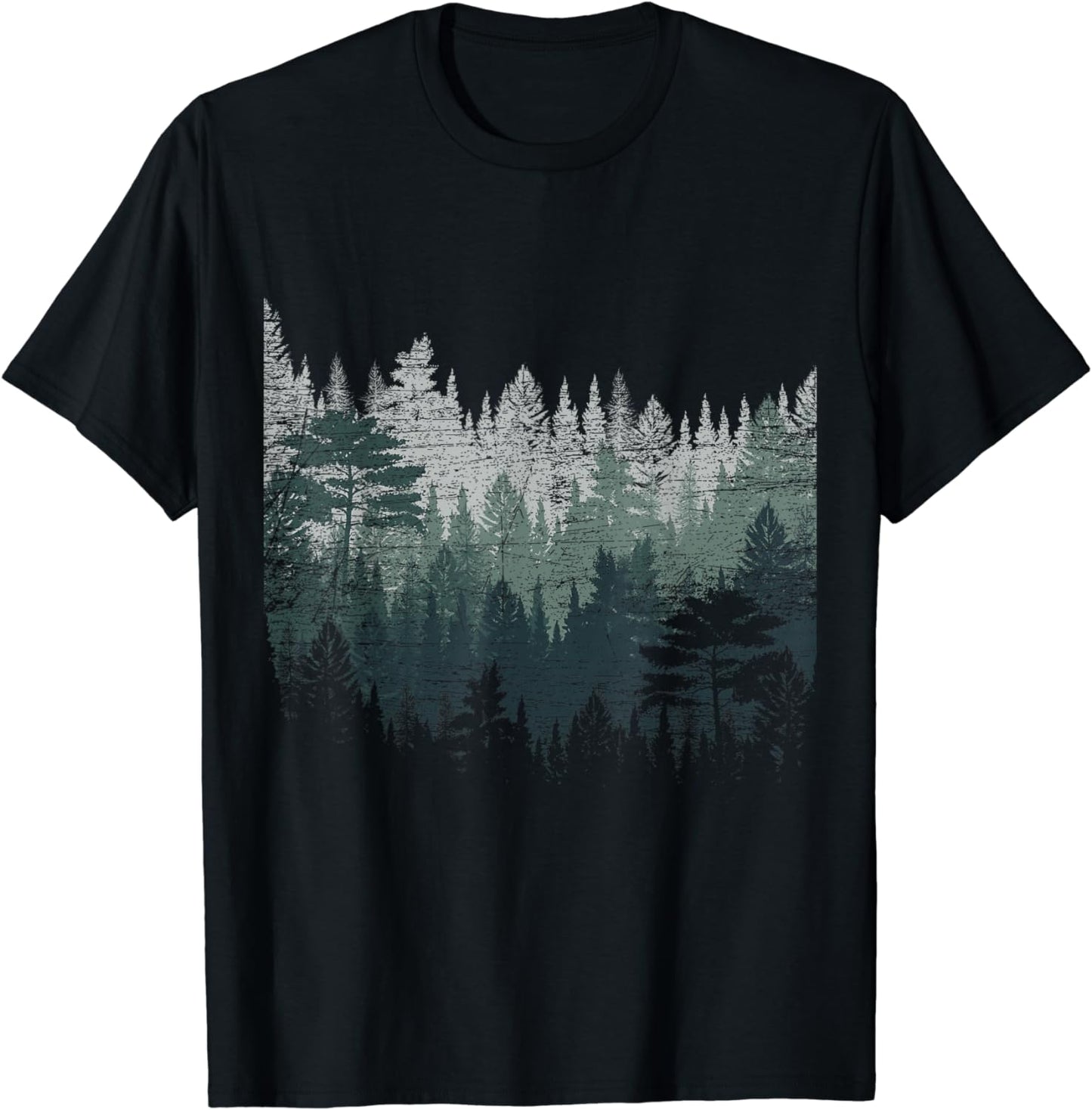 Night Nature Wildlife Trees Outdoor Forest T-Shirt