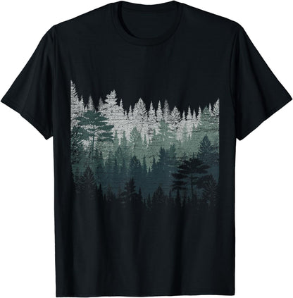 Night Nature Wildlife Trees Outdoor Forest T-Shirt