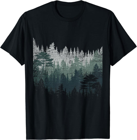 Night Nature Wildlife Trees Outdoor Forest T-Shirt