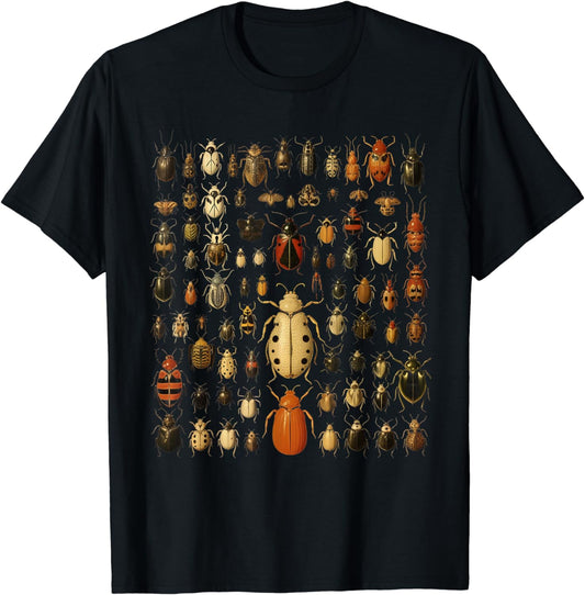 Insects Collection Entomology Bugs Species Insect Lover T-Shirt