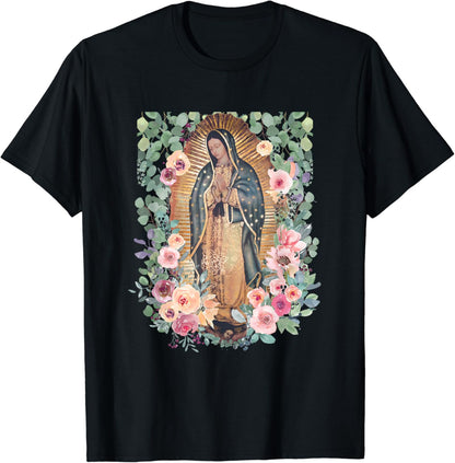 Virgin Mary, Our Lady Virgen de Guadalupe Women's T-Shirt