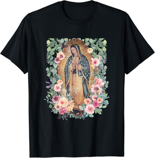 Virgin Mary, Our Lady Virgen de Guadalupe Women's T-Shirt