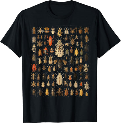 Insects Collection Entomology Bugs Species Insect Lover T-Shirt