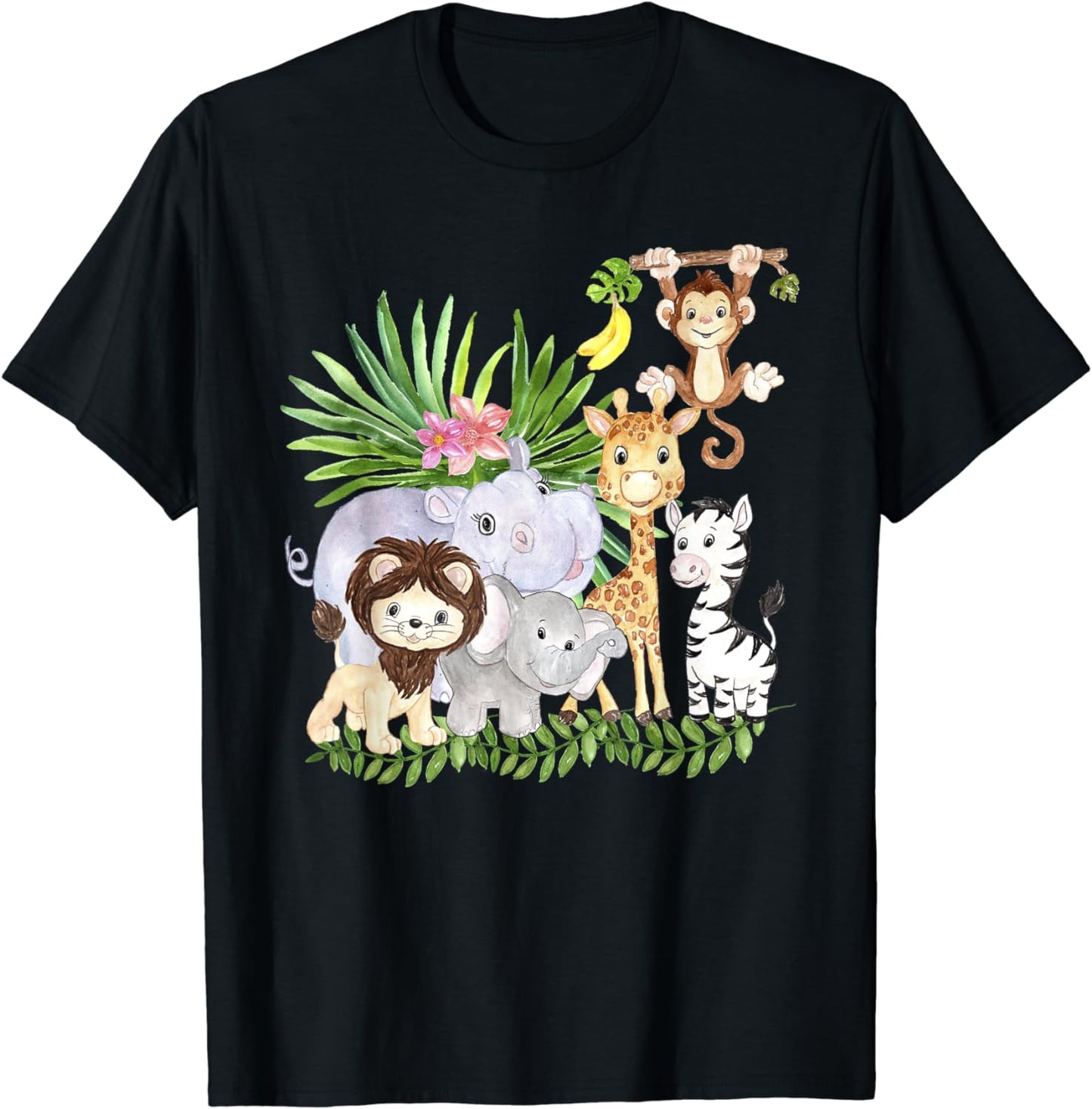 Zoo Animals Wildlife Birthday Party A Day At The Zoo Safari T-Shirt