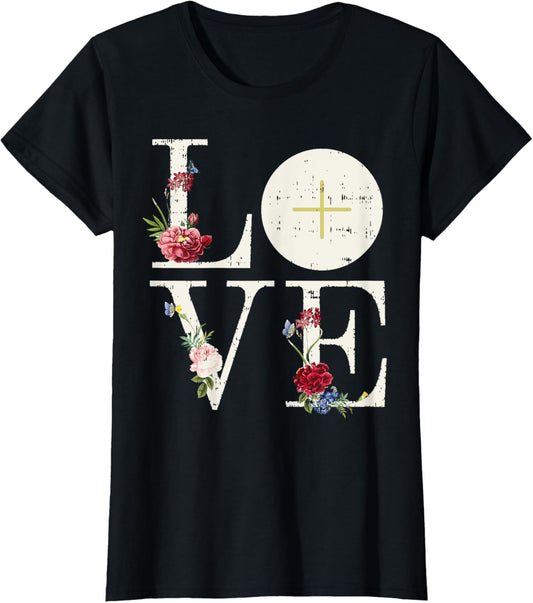 Love Eucharist First Holy Communion Christian Catholic Gift T-Shirt