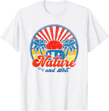 Funny Nature Lover Retro Outdoor Camping Cool Vintage Hiking T-Shirt