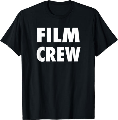 Film Crew T Shirt Front & Back Location Shooting & Movie T
